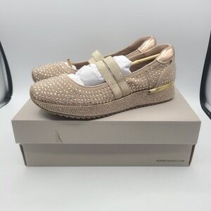 NWT Kenneth Cole Reaction Cameron Sport Women Size 9 Gold Bling Slip On